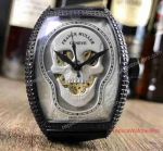Replica Franck Muller Skull Watch Master of Complications Black Diamond Bezel
